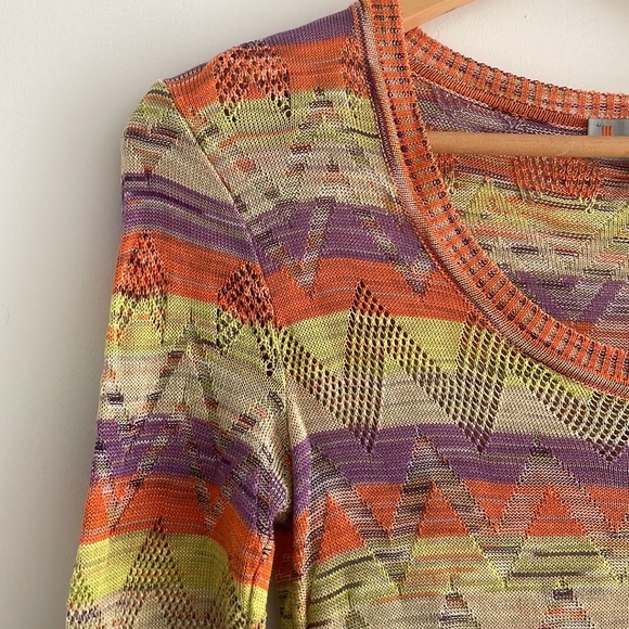 Striped Missoni Knit Dress - Picture 3 of 5